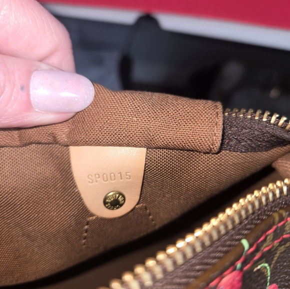 Louis Vuitton handbag Murakami Monogram brown Takashi Speedy Cherry - Picture 13 of 16